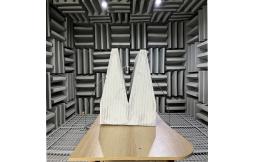 Calculate the number of spikes required for the anechoic chamber