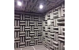 What products can an anechoic chamber be used to test