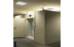 How does the anechoic chamber achieve noise elimination?