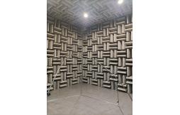 Semi anechoic chamber noise and sound pressure level noise