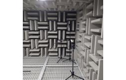 Calibration process for testing equipment in anechoic chamber